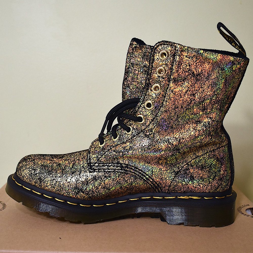 Dr. Martens | 1460 Pascal Metallic Leather Boots - Picture 5 of 16